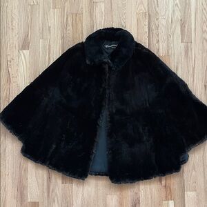 Neusteter’s of Denver Beaver (?) Cape- Vintage 1940s-50s